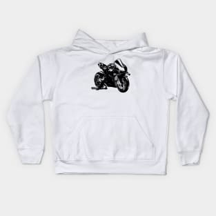 Superleggera V4 Sketch Art Kids Hoodie